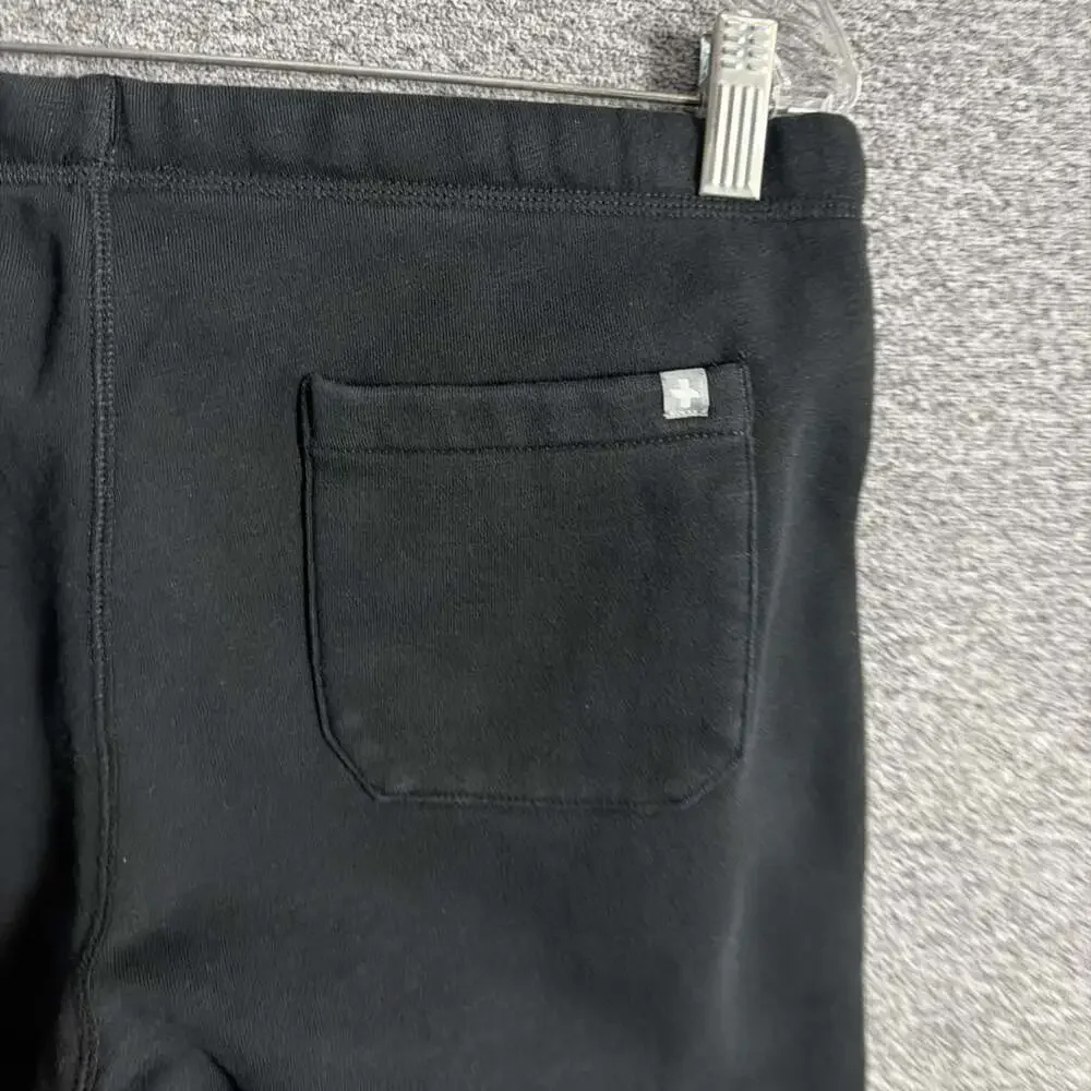 Figs Men's Size Medium Black Fleece Sweatpants